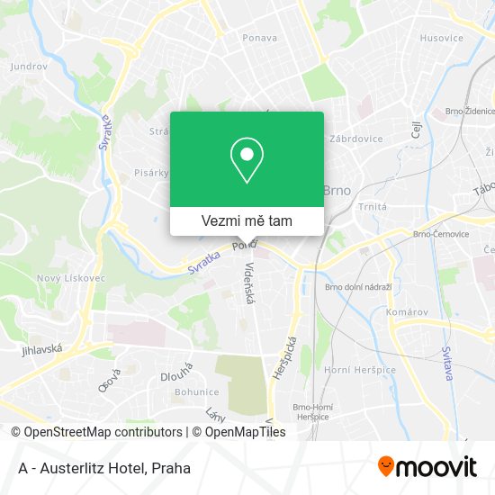 A - Austerlitz Hotel mapa