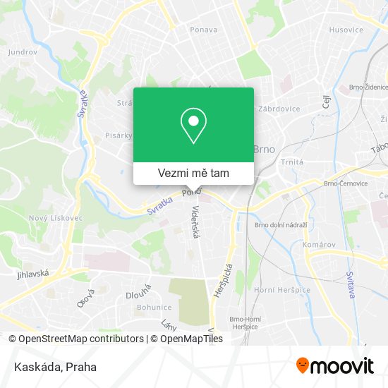 Kaskáda mapa