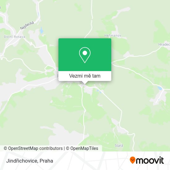 Jindřichovice mapa