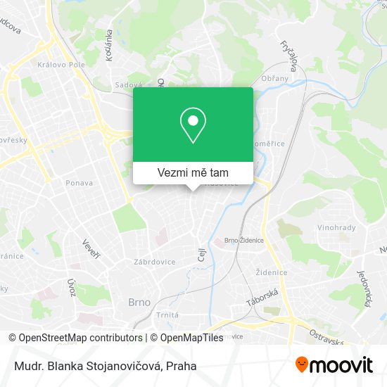 Mudr. Blanka Stojanovičová mapa