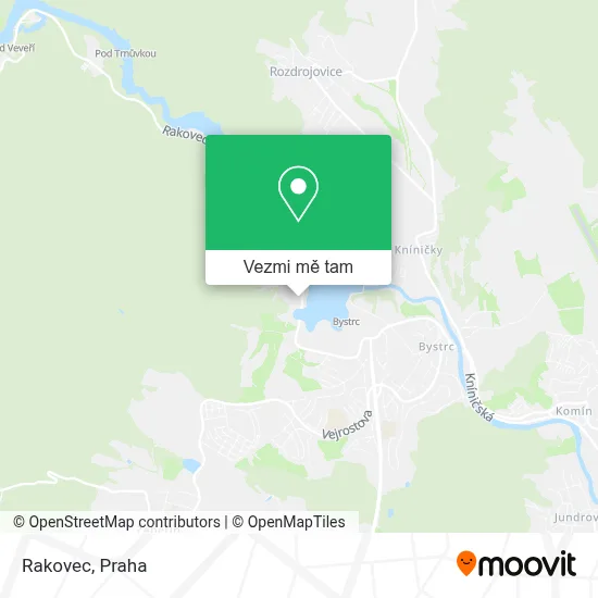 Rakovec mapa