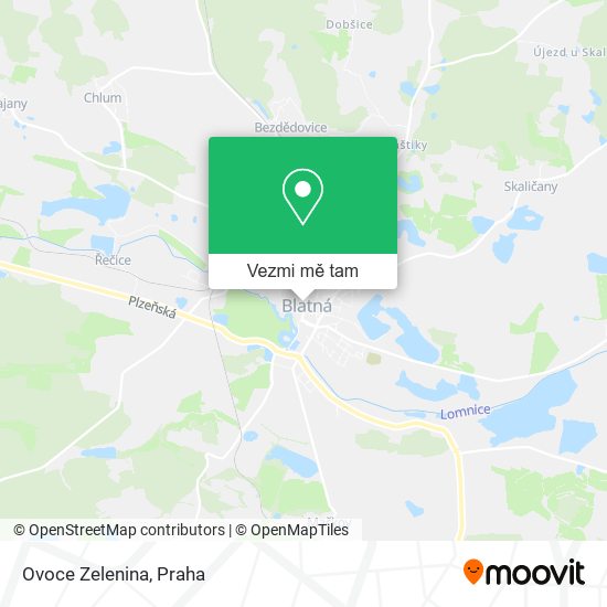 Ovoce Zelenina mapa