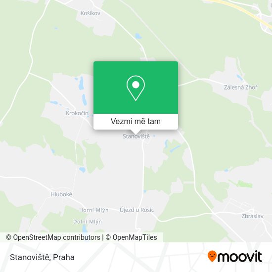 Stanoviště mapa