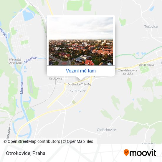 Otrokovice mapa