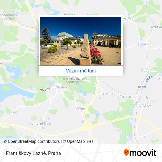 Františkovy Lázně mapa