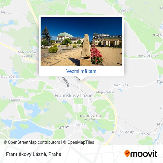 Františkovy Lázně mapa