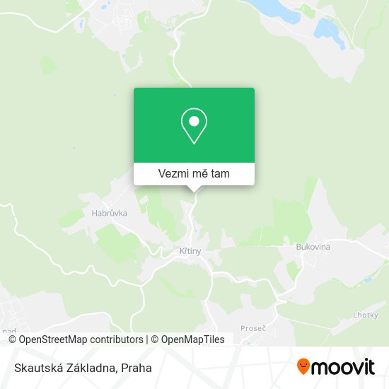 Skautská Základna mapa
