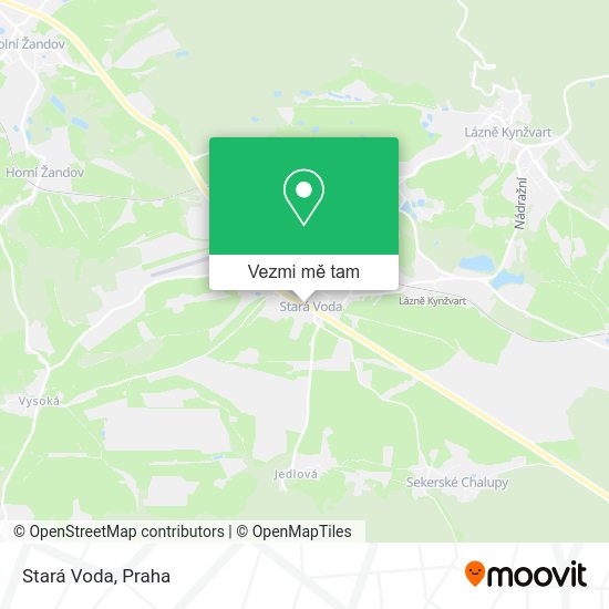 Stará Voda mapa