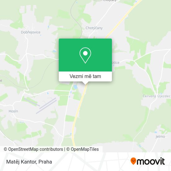 Matěj Kantor mapa