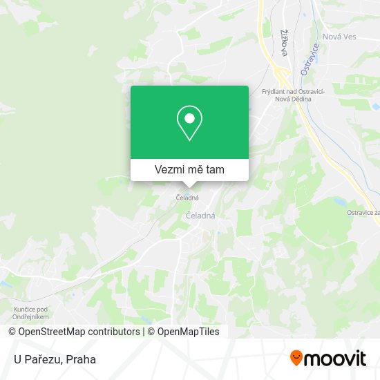 U Pařezu mapa