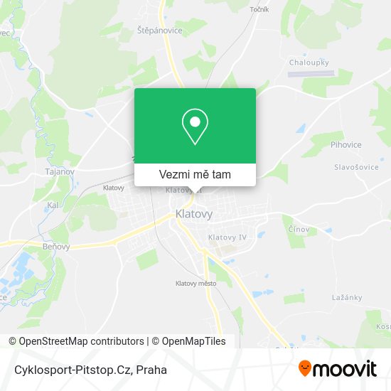 Cyklosport-Pitstop.Cz mapa