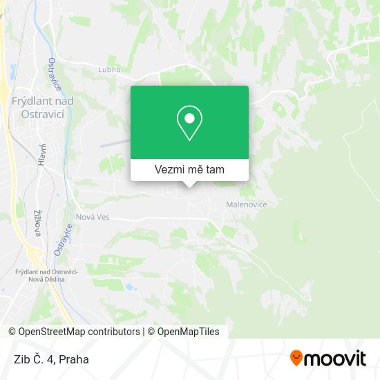Zib Č. 4 mapa