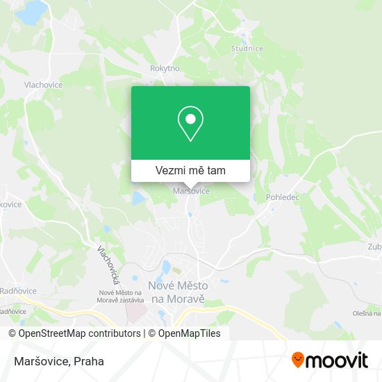 Maršovice mapa
