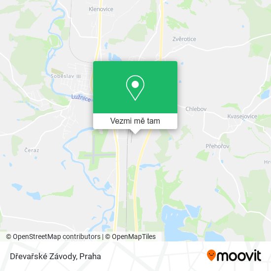 Dřevařské Závody mapa