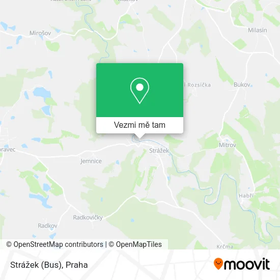 Strážek (Bus) mapa