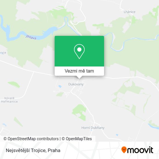 Nejsvětější Trojice mapa
