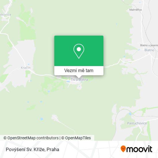 Povýšení Sv. Kříže mapa