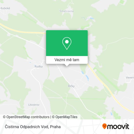 Čistírna Odpadních Vod mapa