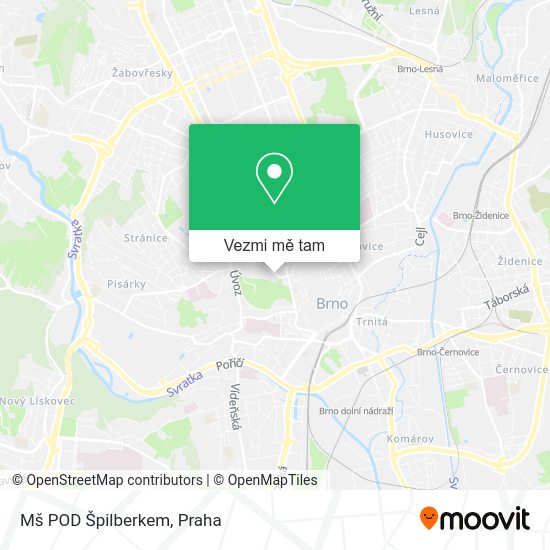 Mš POD Špilberkem mapa