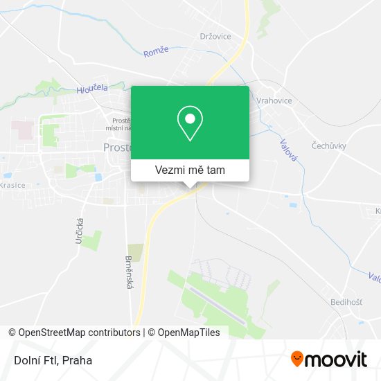 Dolní Ftl mapa