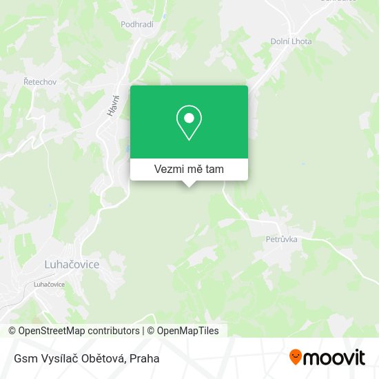 Gsm Vysílač Obětová mapa