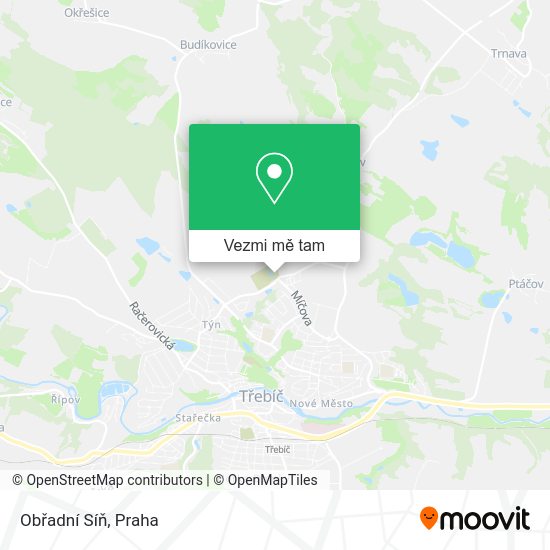 Obřadní Síň mapa
