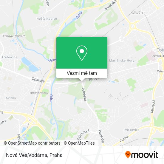 Nová Ves,Vodárna mapa