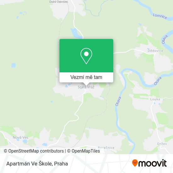 Apartmán Ve Škole mapa