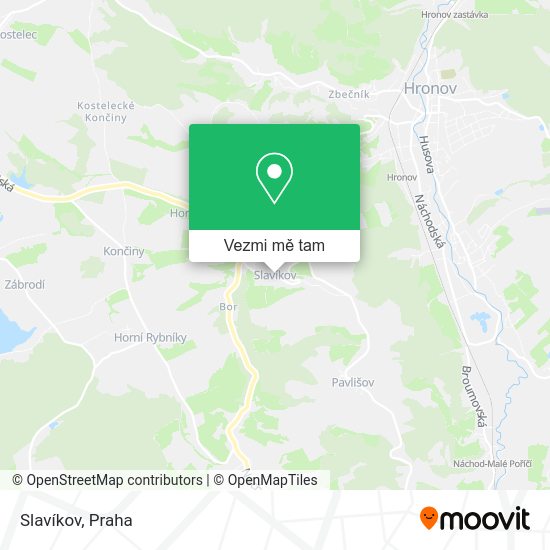 Slavíkov mapa