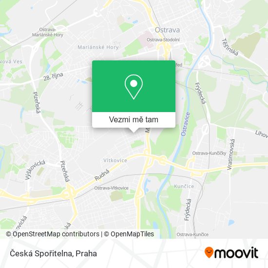 Česká Spořitelna mapa
