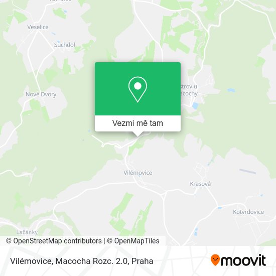 Vilémovice, Macocha Rozc. 2.0 mapa