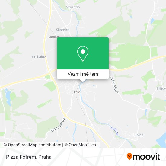 Pizza Fofrem mapa