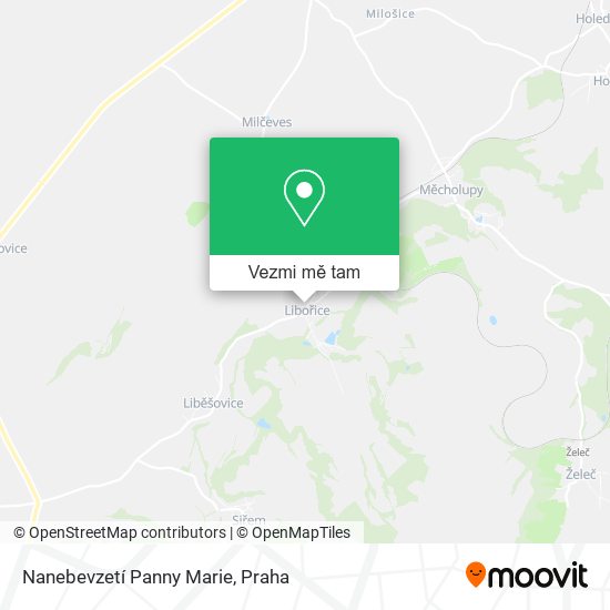 Nanebevzetí Panny Marie mapa