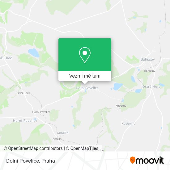 Dolní Povelice mapa