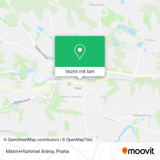 Mann+Hummel Aréna mapa