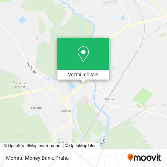 Moneta Money Bank mapa