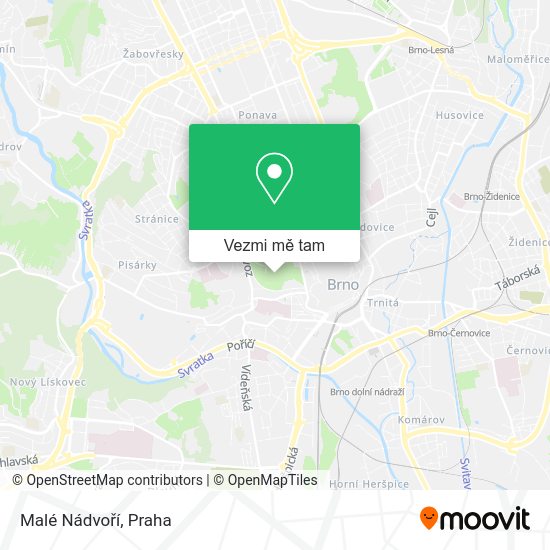 Malé Nádvoří mapa