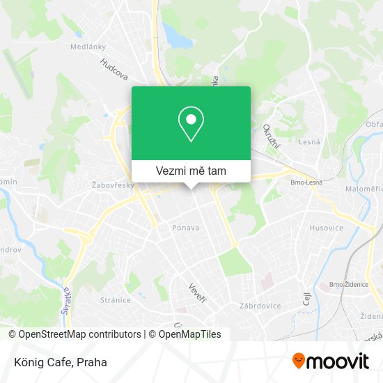 König Cafe mapa