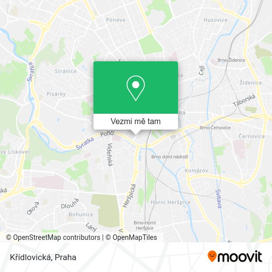 Křídlovická mapa