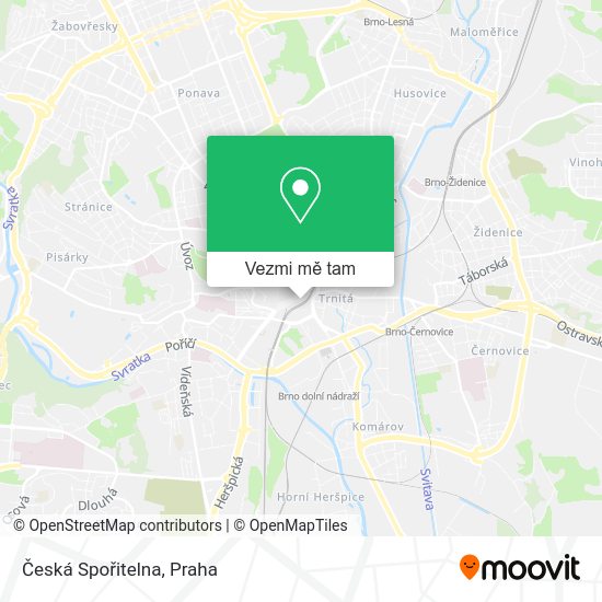 Česká Spořitelna mapa