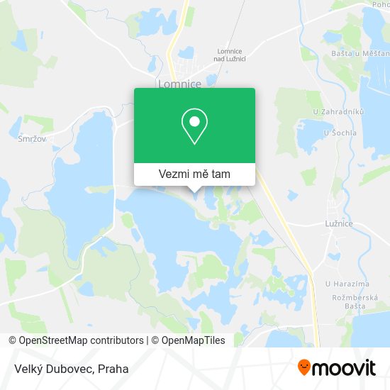 Velký Dubovec mapa