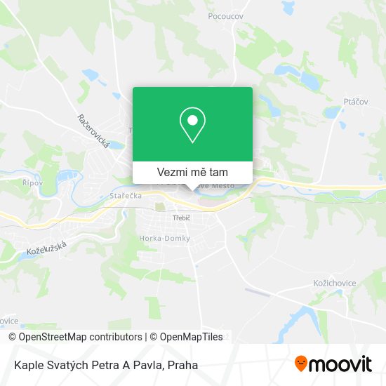 Kaple Svatých Petra A Pavla mapa
