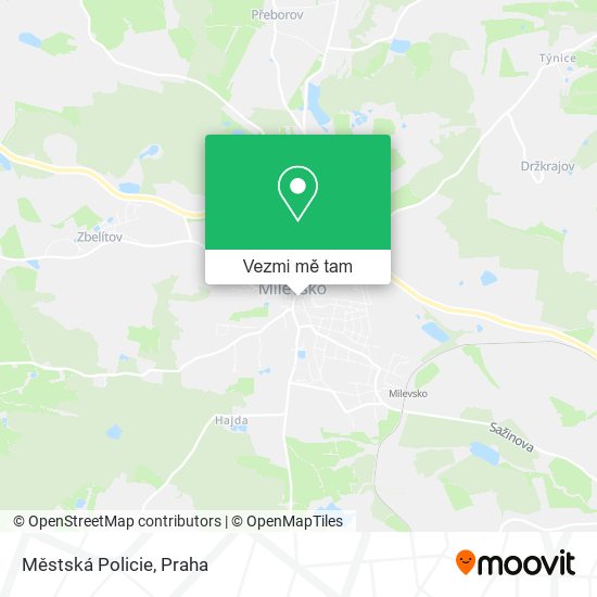 Městská Policie mapa