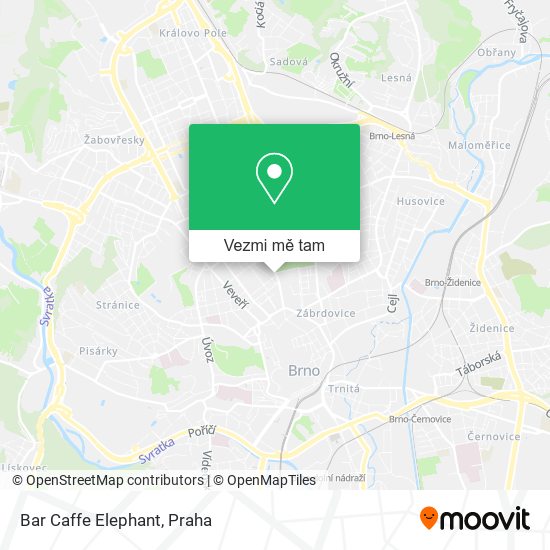 Bar Caffe Elephant mapa