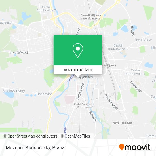 Muzeum Koňspřežky mapa