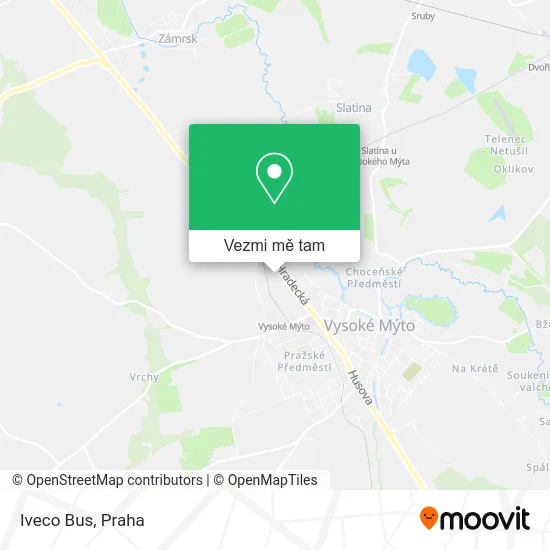Iveco Bus mapa