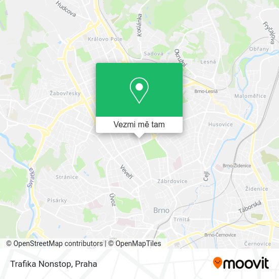 Trafika Nonstop mapa