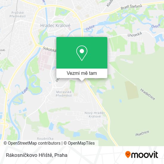 Rákosníčkovo Hřiště mapa