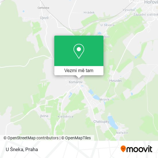 U Šneka mapa