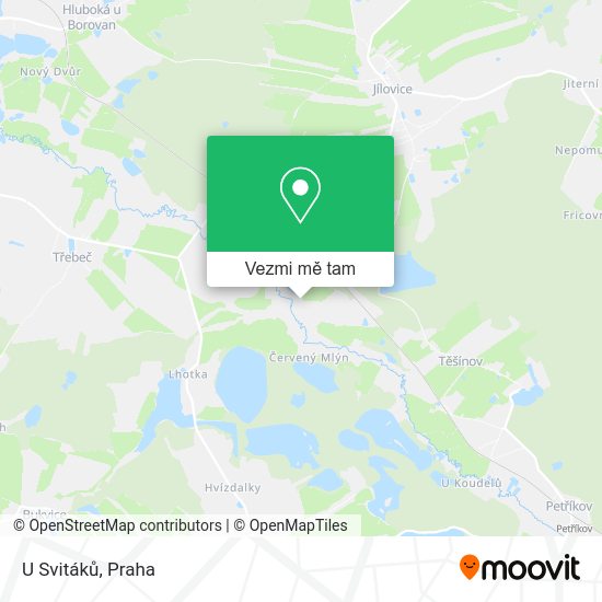 U Svitáků mapa